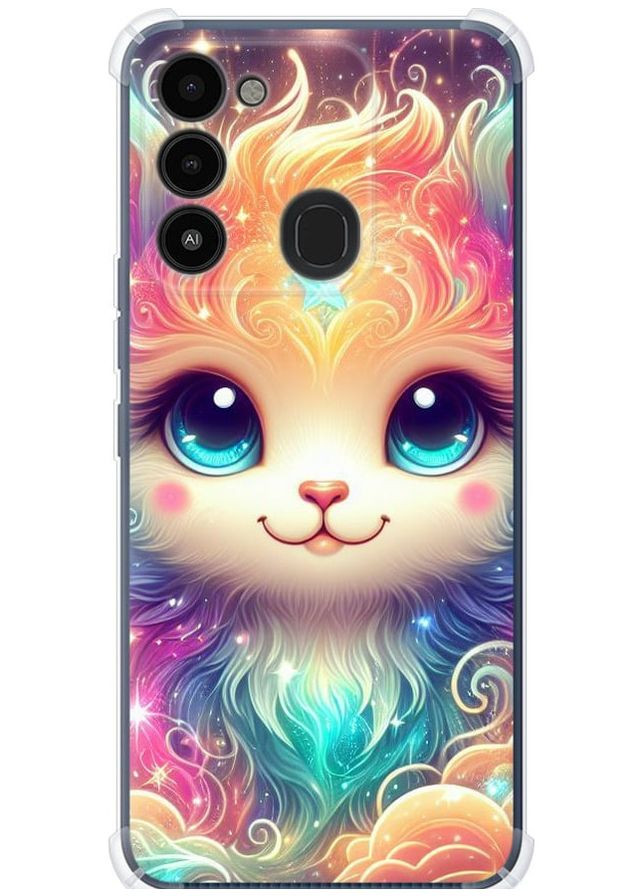Силіконовий протиударний с посиленими кутами чохол 'Казкове кошеня' для Endorphone Tecno Spark Go 2022 KG5m (275460553)