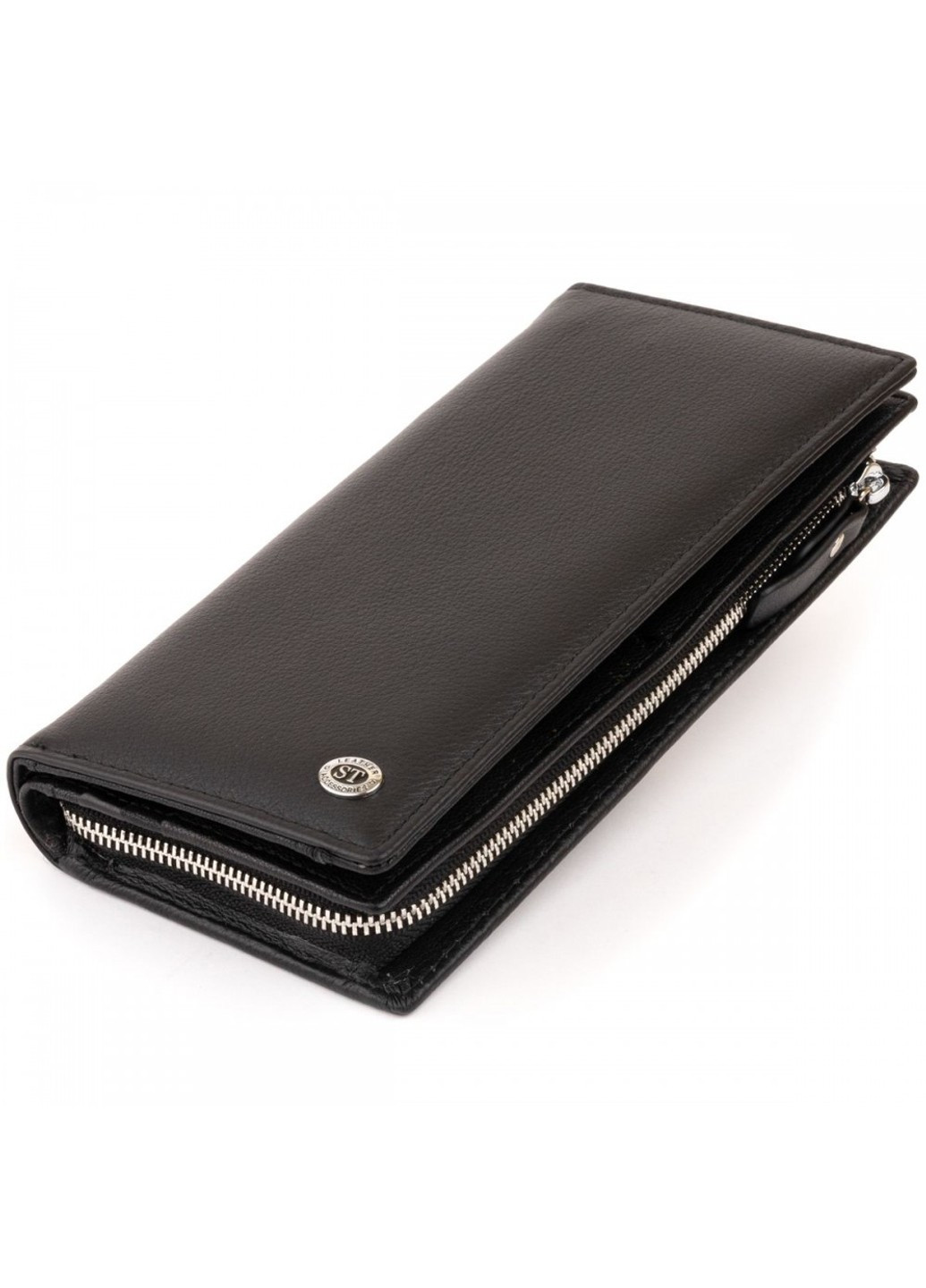 Жіночий шкіряний гаманець ST Leather 19274 Чорний ST Leather Accessories (269994227)