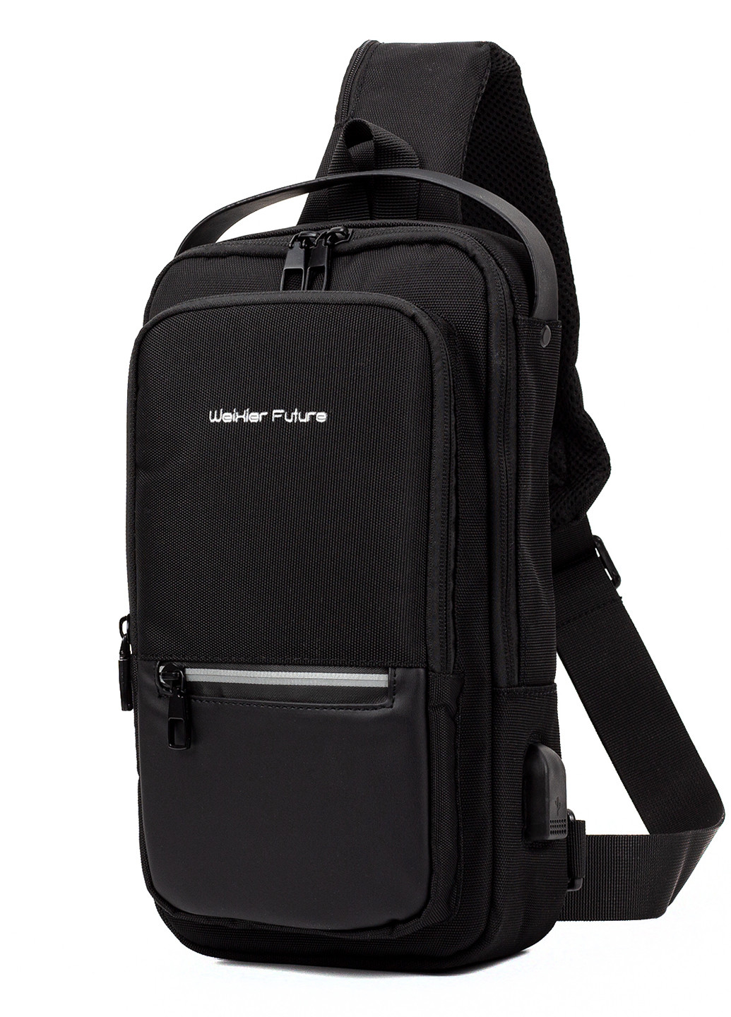 Спортивна сумка слінг Weixier, чорна JoyArt x303bl (263684427)