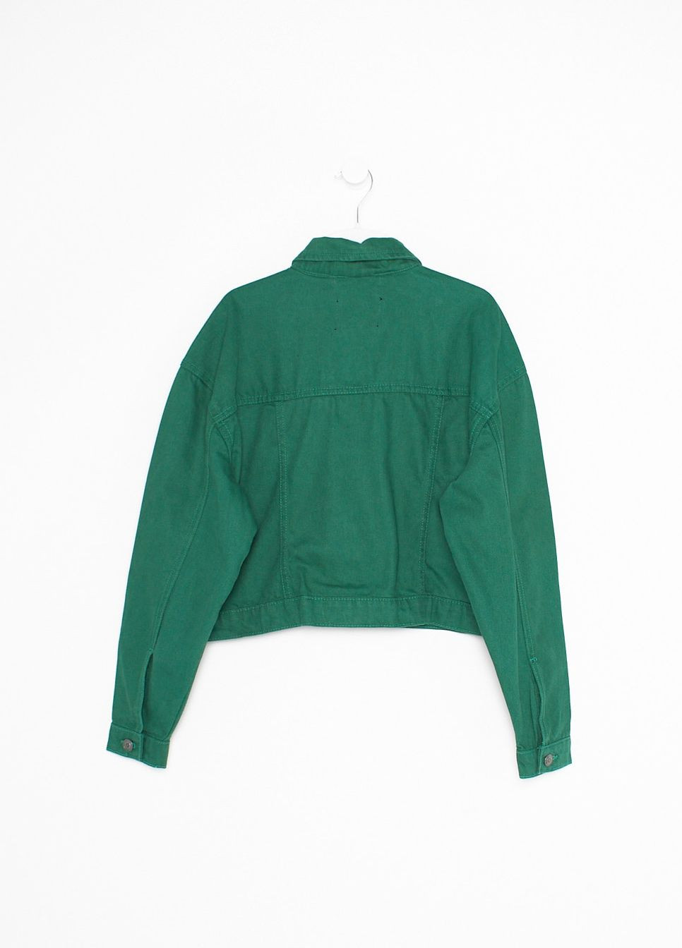 Зеленая джинсова куртка,зелений, Brave Soul
