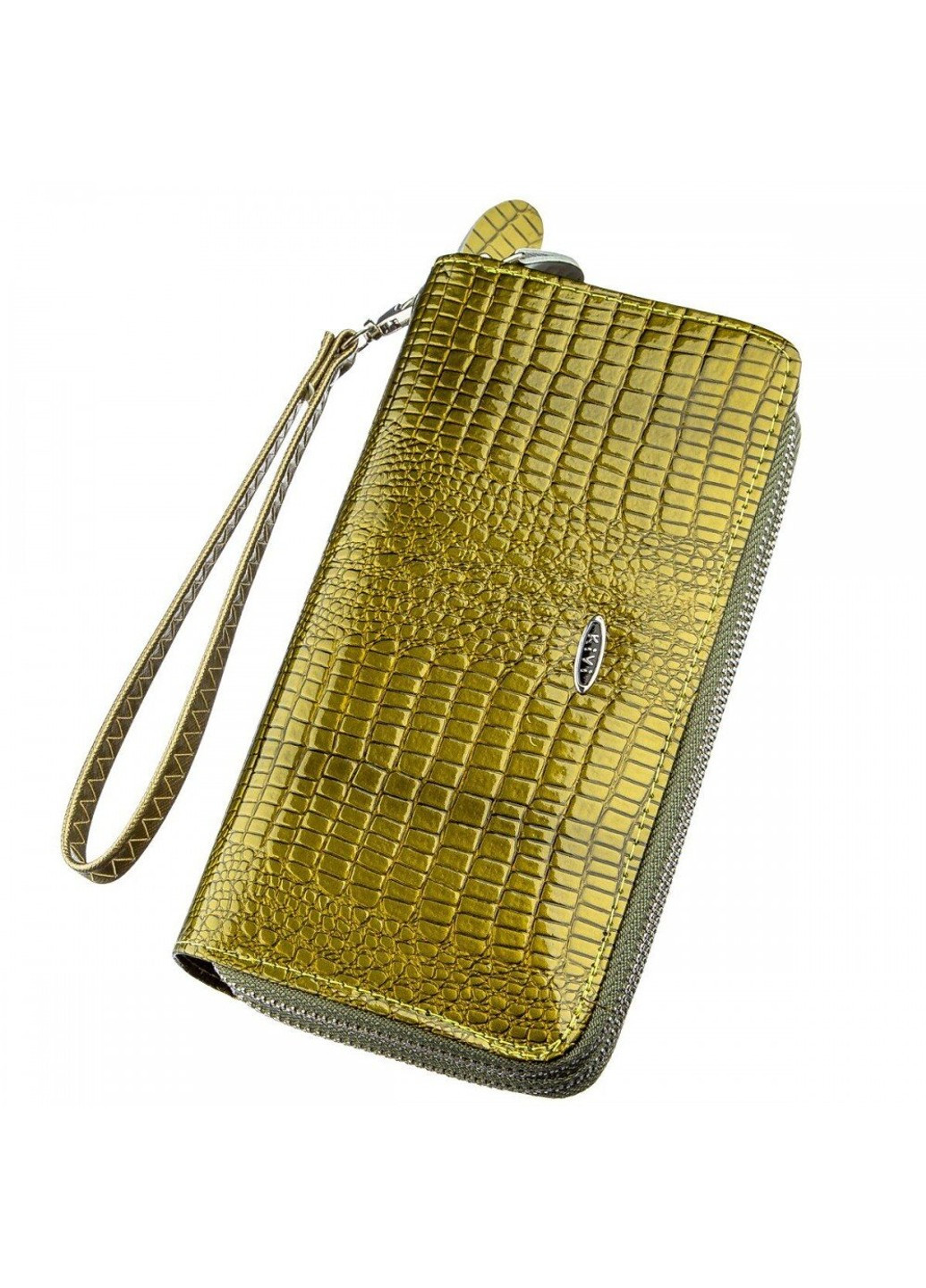 Жіночий гаманець з еко шкіри на 2 блискавки Хамелеон 19021 Фіолетовий KIVI (262453650)