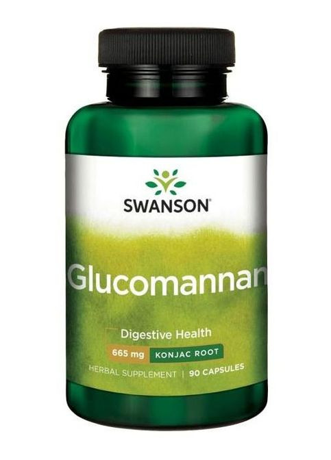 Глюкоманнан Glucomannan, 665 mg, 90 Capsules Swanson (275533889)