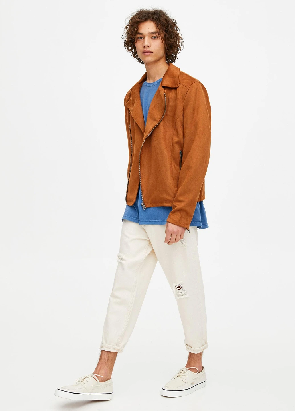 Коричнева куртка легка,коричневий, Pull & Bear