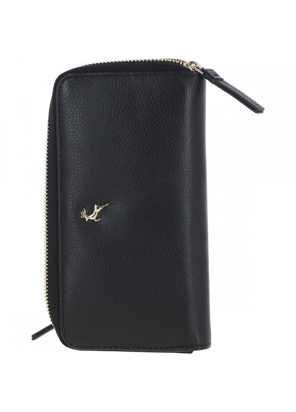Жіночий шкіряний гаманець J51 Чорний із захистом RFID Ashwood (261853561)