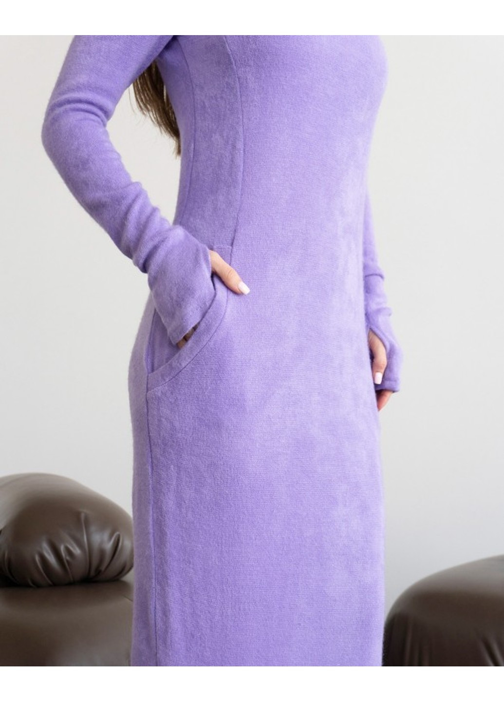 Фиолетовое повседневный платья 14430 сиреневый ISSA PLUS