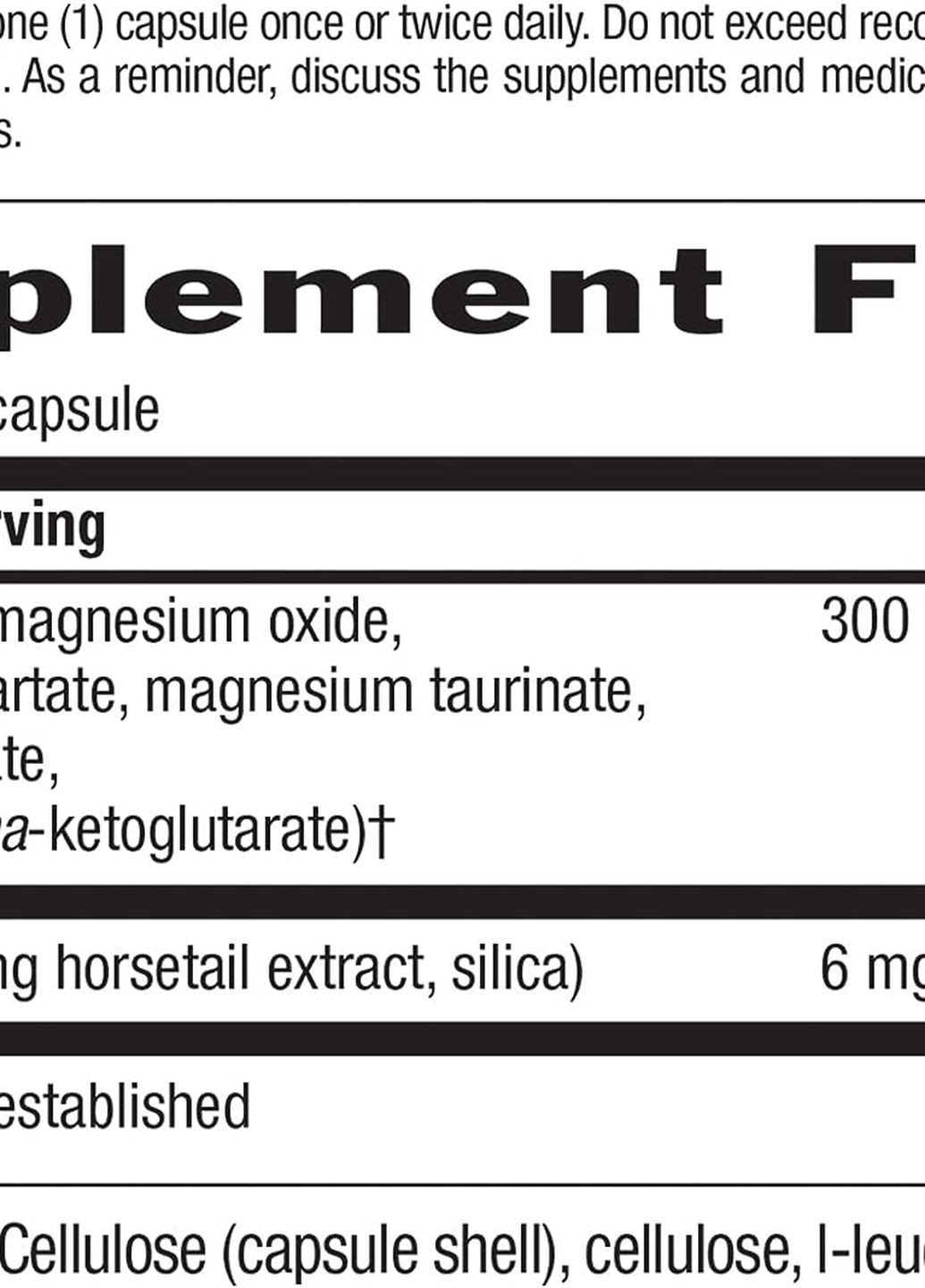 Магний с кремнием Target-Mins Magnesium Caps with Silica 300 mg 60 Vegan Capsules Country Life (277270270)