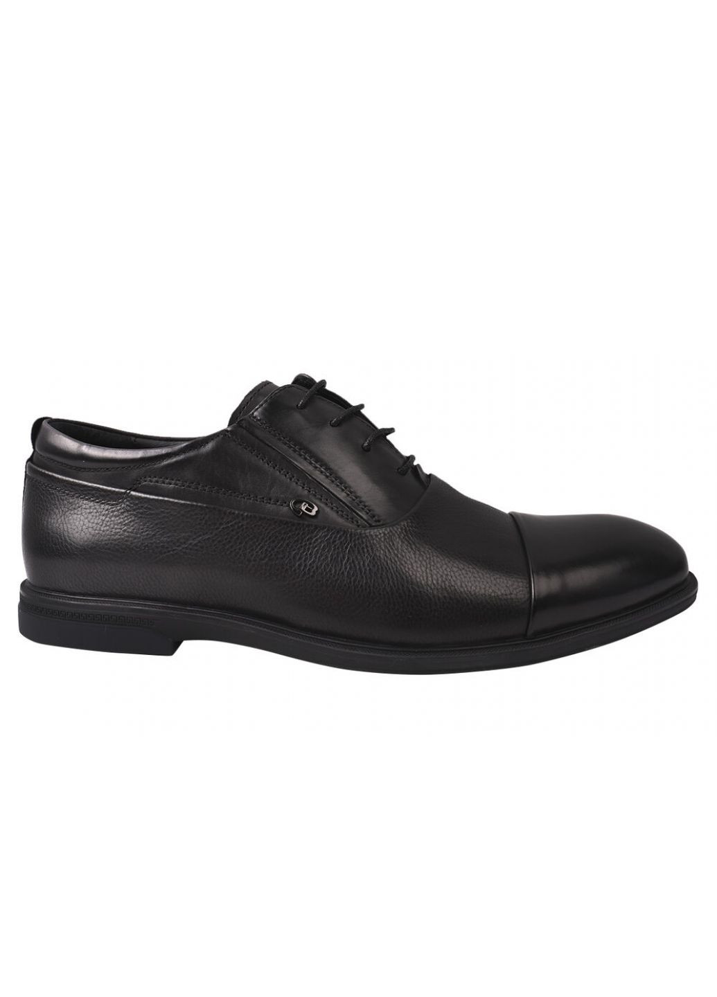 Черные туфли мужские из натуральной кожи, на низком ходу, черные, Cosottinni
