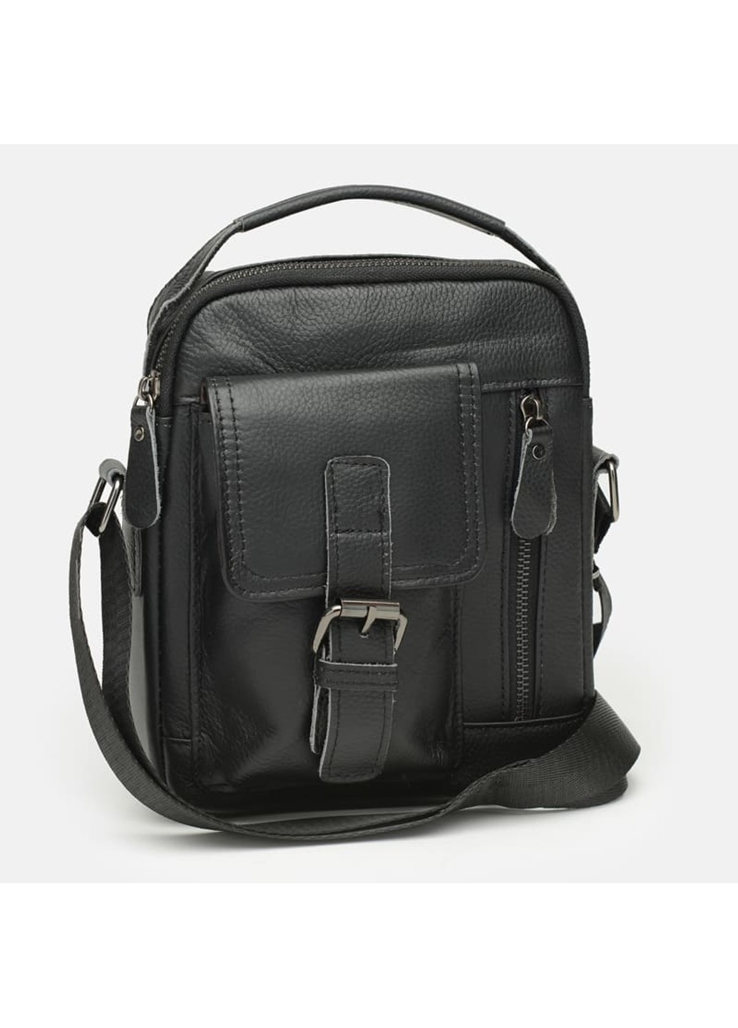 Чоловіча шкіряна сумка K11827-black Keizer (266144066)