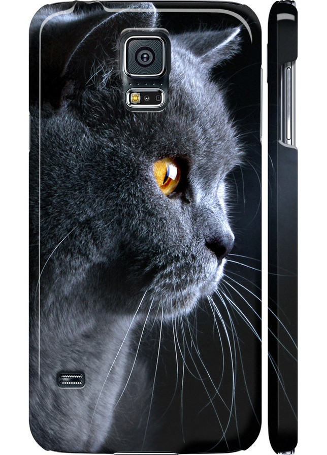 3D пластиковый матовый чехол 'Красивый кот' для Endorphone samsung galaxy s5 g900h (257906750)