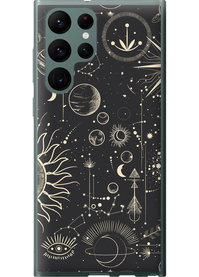 Силіконовий чохол 'Фаза місяця' для Endorphone Samsung Galaxy S22 Ultra (258094307)