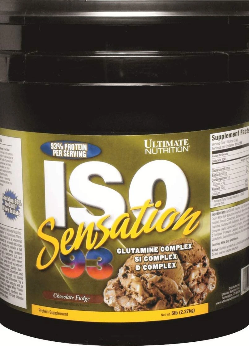 Протеїн Iso Sensation 93 2270 g (Chocolate Fudge) Ultimate Nutrition (261243831)