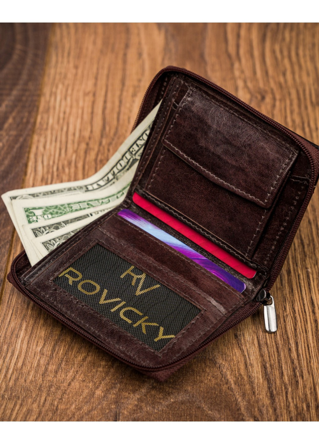 Гаманець чоловічий шкіряний N014-VTK-D Always Wild (257476259)