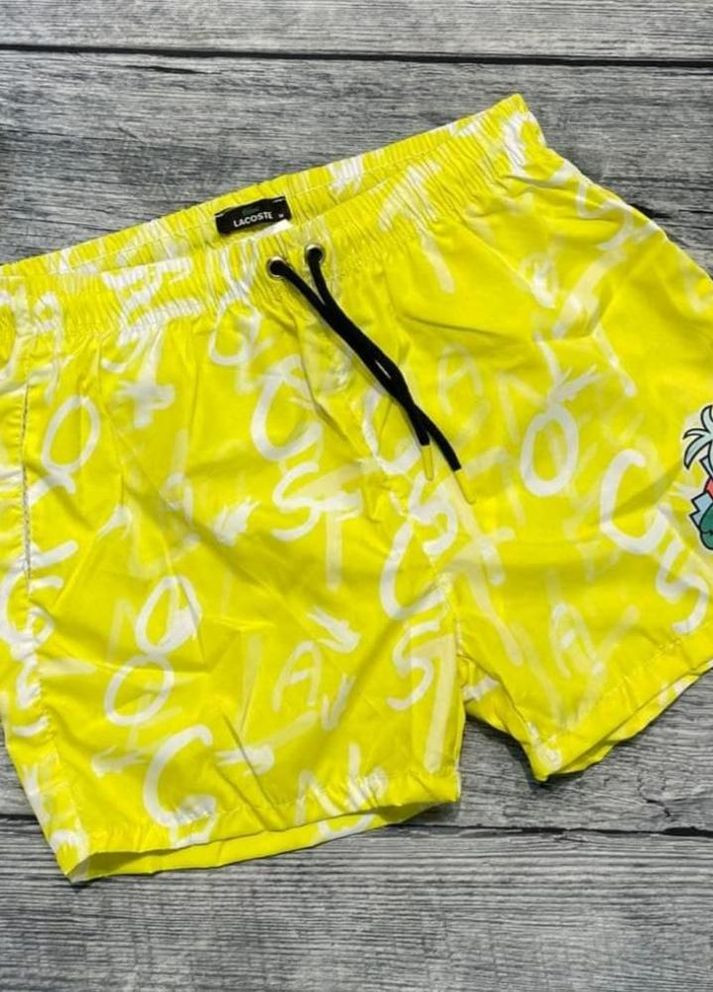 Жовті чоловічі пляжні шорти No Brand (262089643)