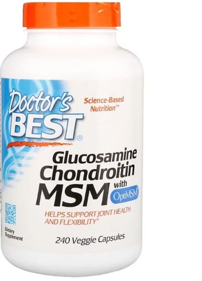 Glucosamine Chondroitin MSM with OptiMSM 240 Caps DRB-00081 Doctor's Best (256722662)