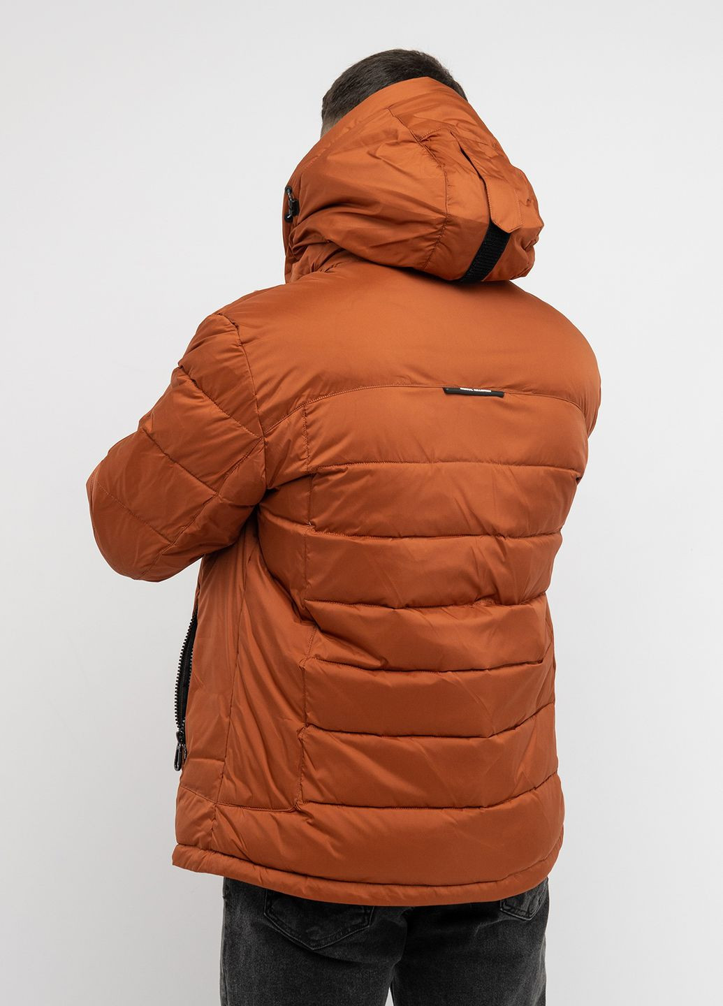 Коричневая зимняя куртка мужская цвет коричневый цб-00220554 Kings Wind