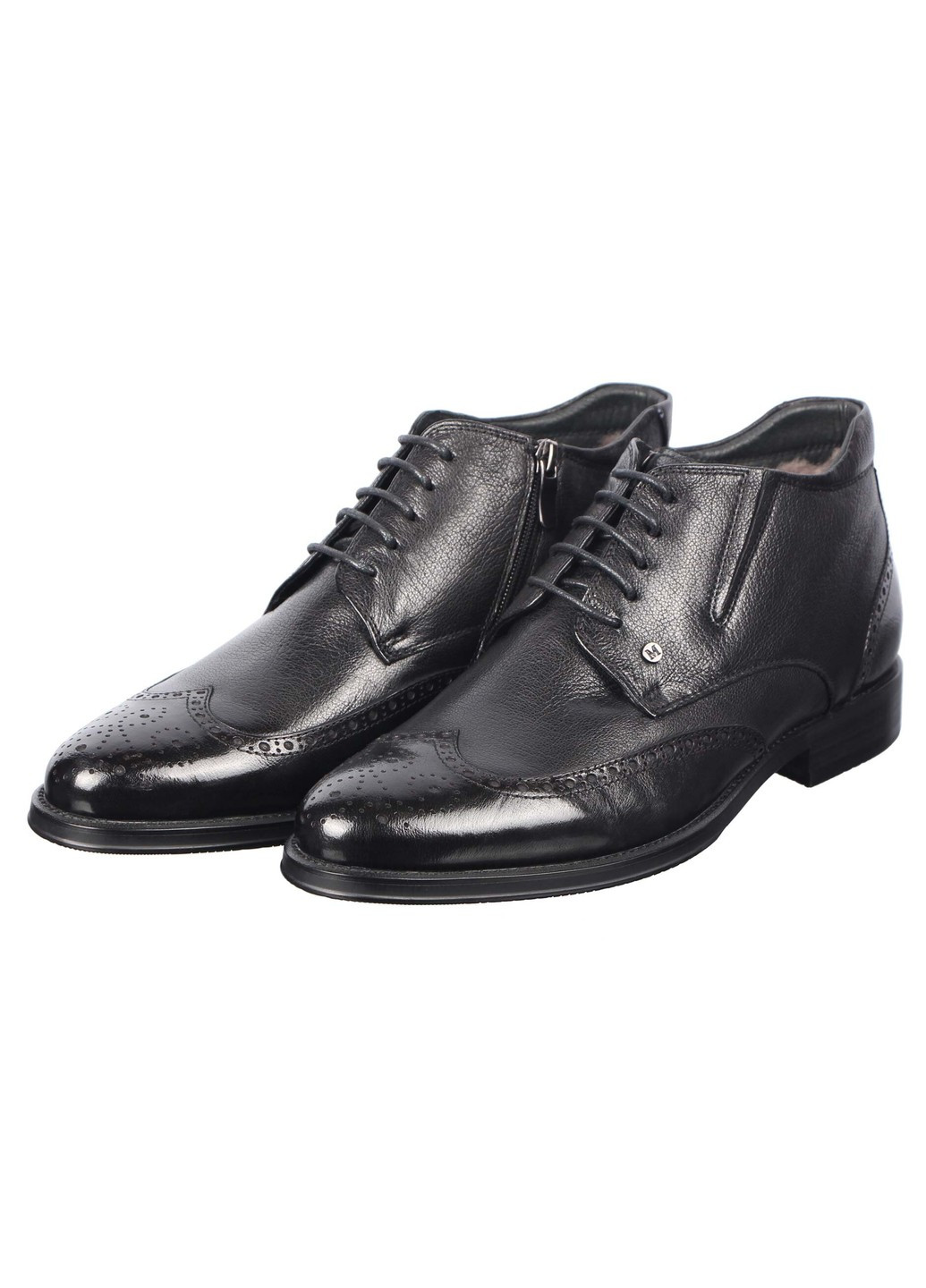Черные зимние мужские зимние ботинки классические 195467 Marco Pinotti