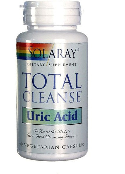 Total Cleanse Uric Acid 60 Veg Caps Solaray (256724344)