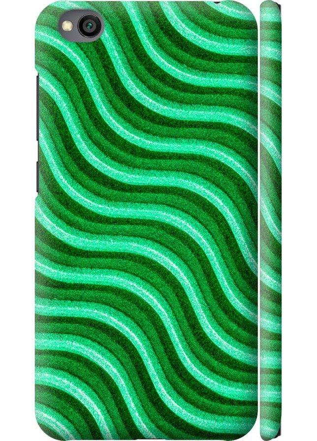 3D пластиковый матовый чехол 'Волнистые линии' для Endorphone Xiaomi Redmi Go (257795382)