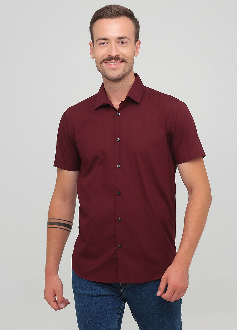 Бордовая рубашка Primark