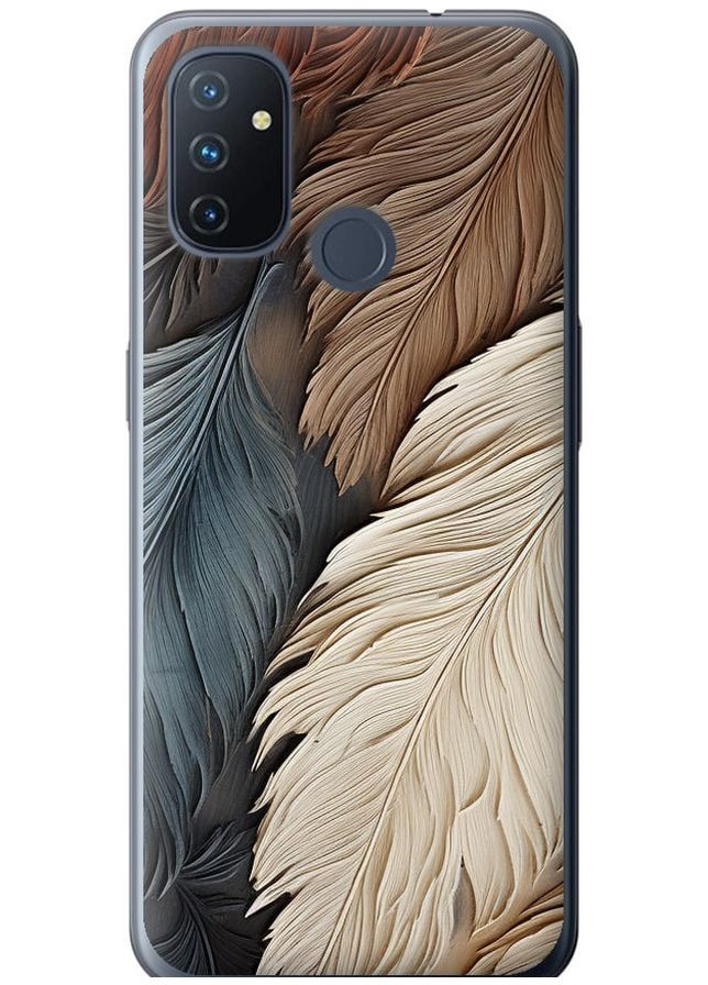 Силіконовий чохол 'Листя в стилі бохо' для Endorphone OnePlus Nord N100 (265394584)