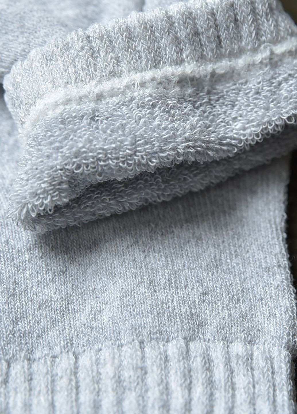 Носки махровые детские для мальчика серого цвета размер 26-30 Let's Shop (265300253)