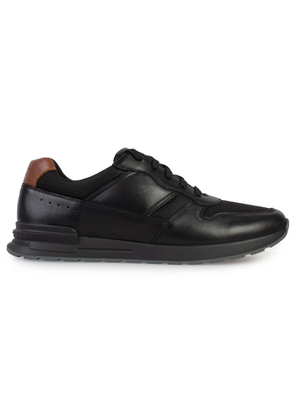 Черные демисезонные кроссовки мужские бренда 9200352_(1) ModaMilano