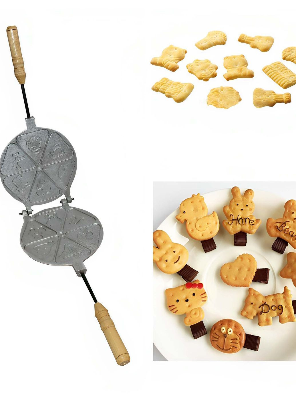 Форма для выпечки крекеров и детского печенья - 12 крекеров Ласунка (273169109)