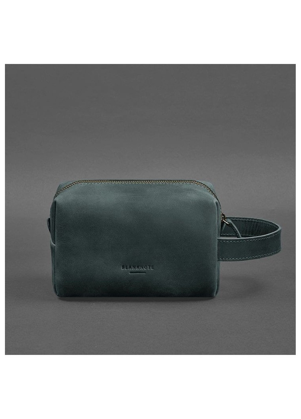 Женская кожаная косметичка-несессер 5.0 Зеленый Crazy Horse BN-CB-5-IZ BlankNote (263519246)