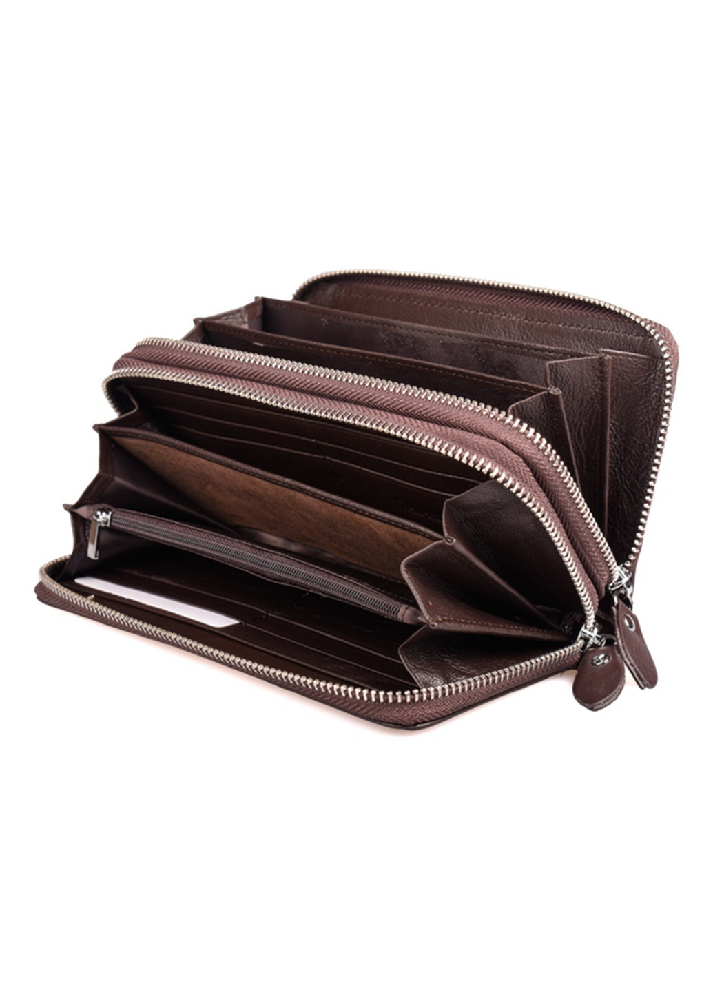 Жіночий шкіряний гаманець на дві блискавки ST 238-2 (268219109)
