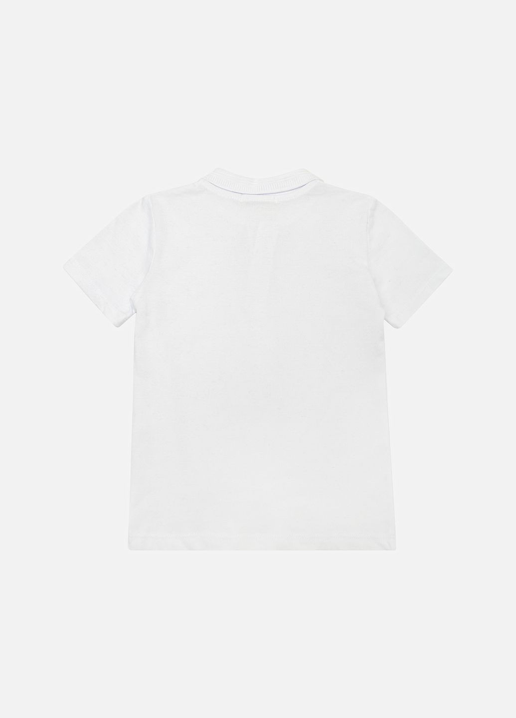 Белая детская футболка-футболка поло для мальчика цвет белый цб-00222247 для мальчика Pengim