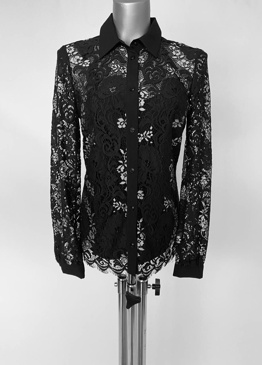 Черная демисезонная блуза Kocca