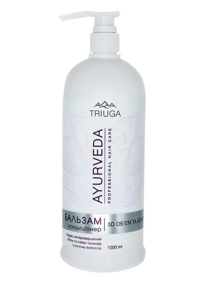 Бальзам кондиціонер для волосся Triuga 3D об'єм та блиск 1000 мл Triuga Herbal (258576690)