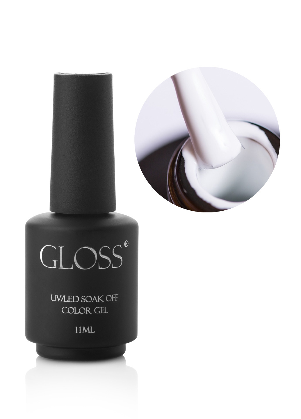 Гель-лак GLOSS 100 (білий), 11 мл Gloss Company пастель (270013768)