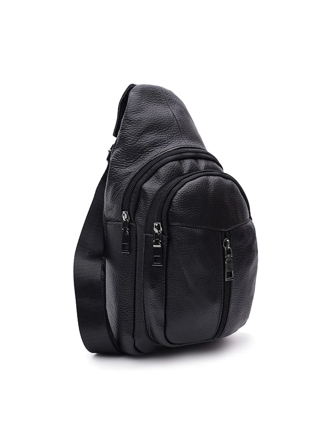 Чоловічий рюкзак шкіряний K1085bl-black Keizer (266144036)