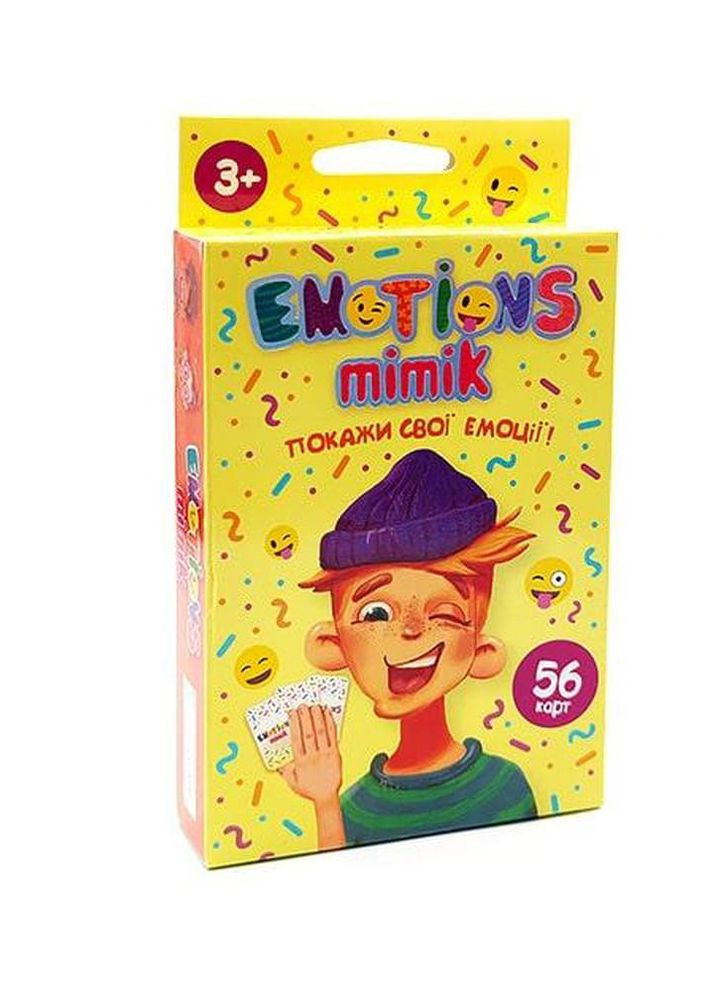 Карточная игра "Emotions Mimik" (эмоции и мимика) цвет разноцветный ЦБ-00124843 Danko Toys (264292209)