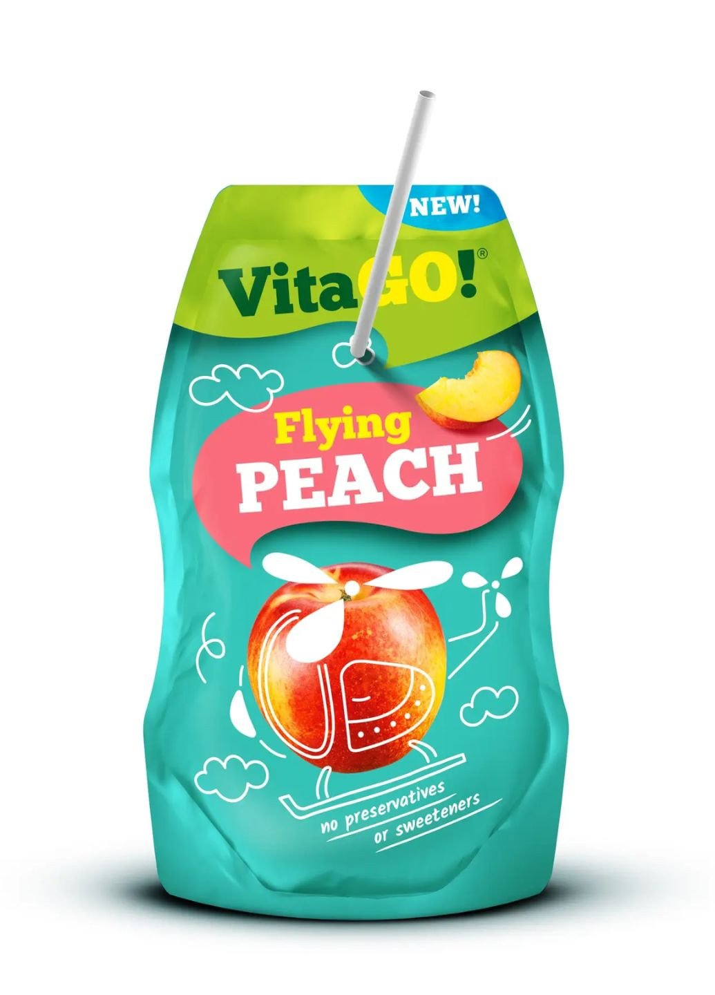 Напиток персиковый 200 мл VitaGO (277978152)