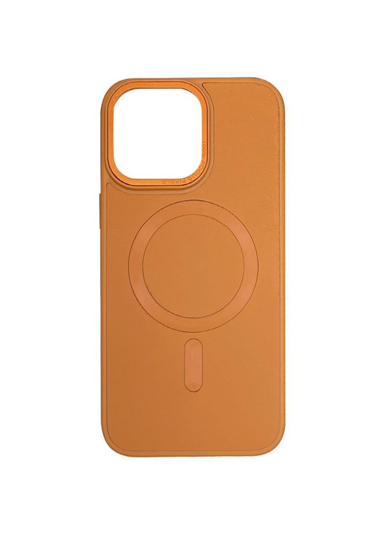 Кожаный чехол Bonbon с металлическими кнопками и MagSafe на Apple iPhone 12 Pro Max (6.7") Epik (263432230)