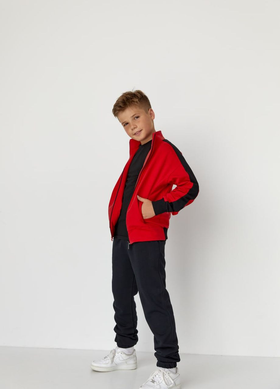 Детский спортивный костюм для мальчика красный р.110 439044 New Trend (260596190)