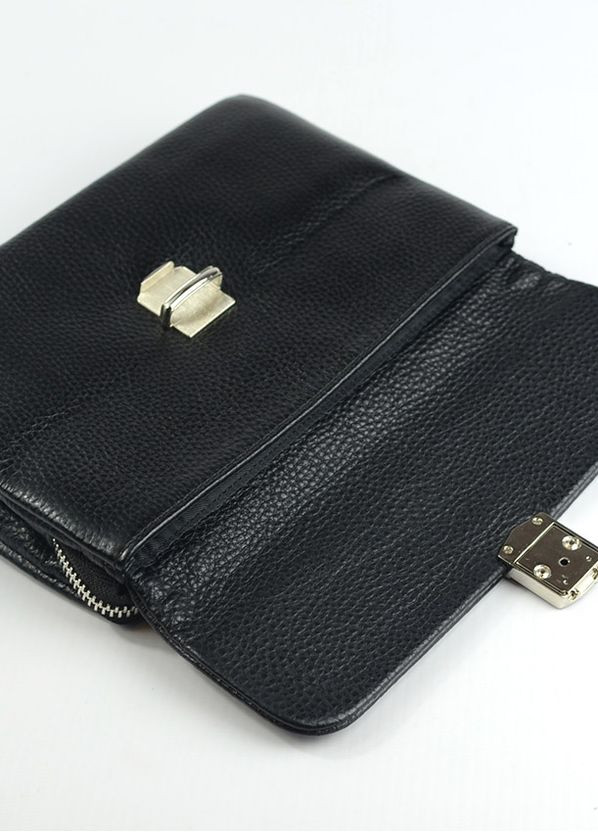 Мужской кожаный клатч кошелек на защелке, маленькая деловая сумочка клатч из натуральной кожи No Brand (267229421)