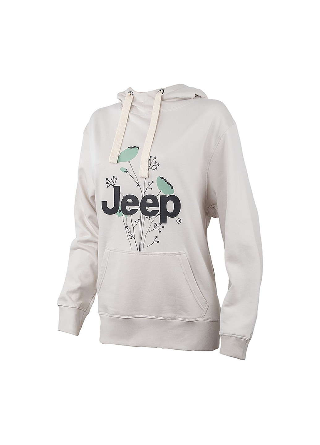 Толстовка HOODED OVERSIZE SWEATSHIRT Botanical Print Jeep (278000082)