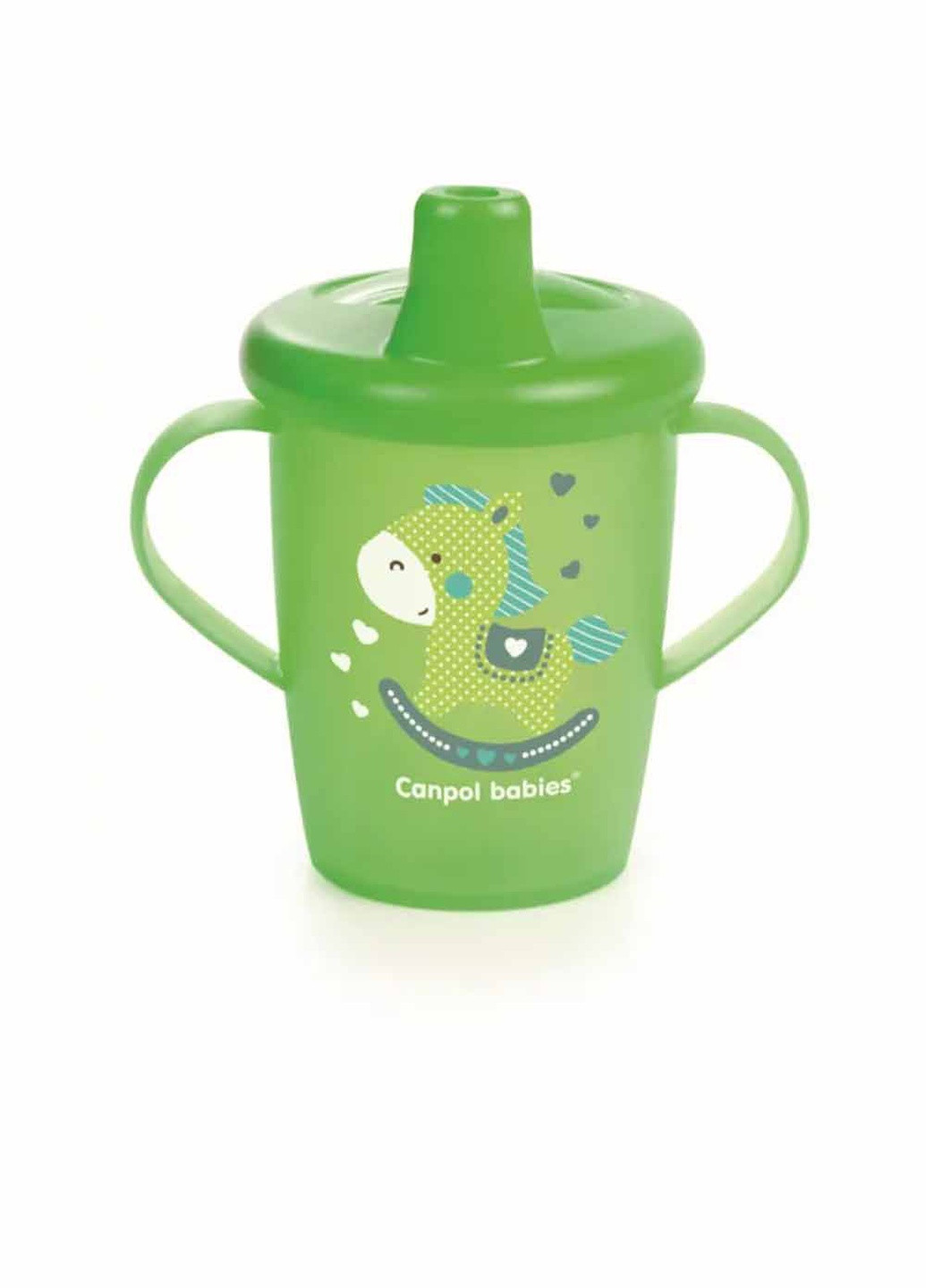 Кружка-непроливайка Toys цвет зеленый ЦБ-00154115 Canpol Babies (259467287)