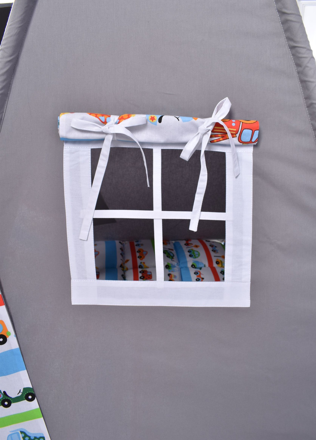 Вигвам З Машинками, Дитячий намет будиночок Машинки різнокольорові підвіска місяць у подарунок Украина (256927286)