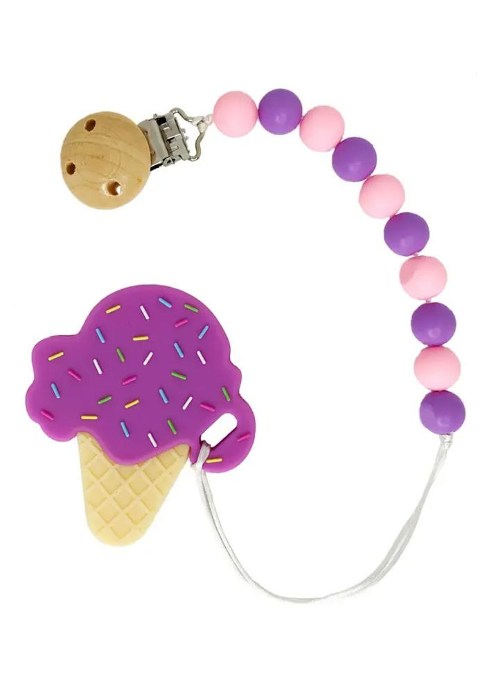 Цепочка с прорезывателем "Мороженое" цвет разноцветный ЦБ-00228026 No Brand (260941834)