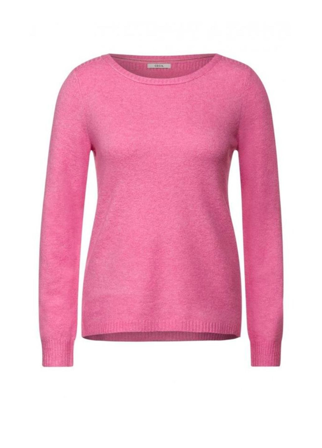 Пуловер женский Oversize однотонный Розовый Cecil (268224336)