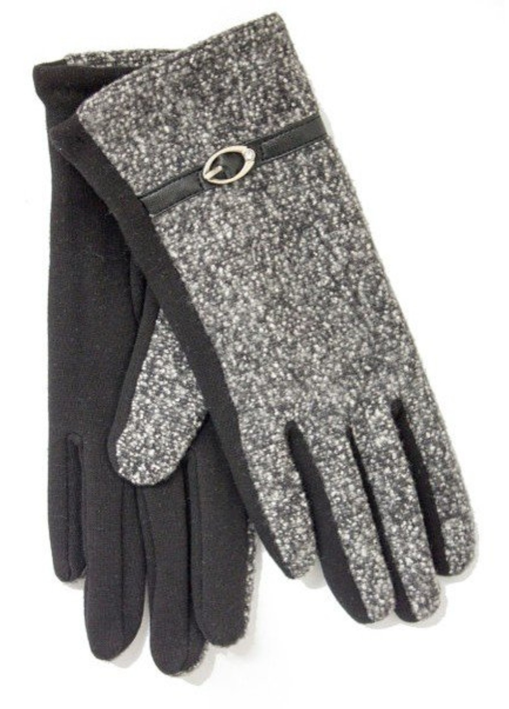 Стрейчевые комбинированные женские перчатки M Shust Gloves (261853568)
