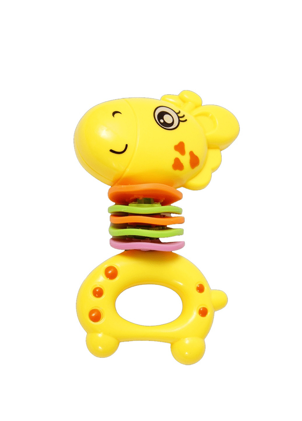 Іграшка - брязкальце "Жираф" колір різнокольоровий ЦБ-00207788 Lindo (259465647)