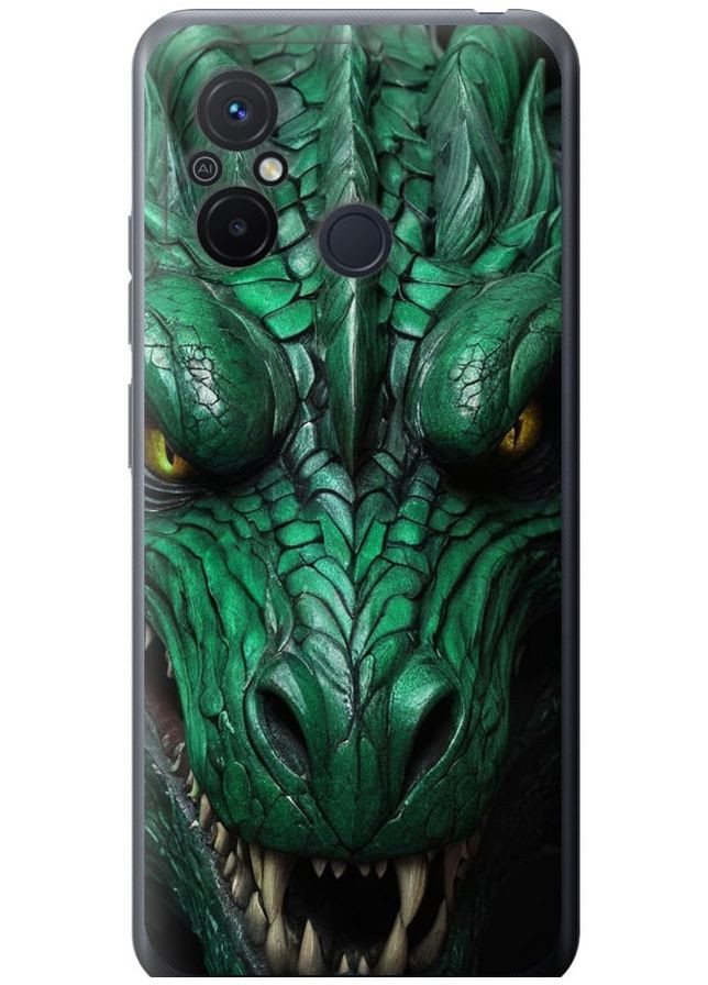 Силіконовий чохол 'Зелений дракон v2' для Endorphone Xiaomi Redmi 12C (275647183)