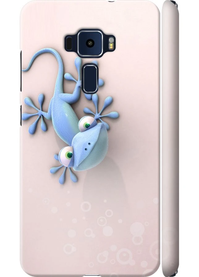 3D пластиковый матовый чехол 'Геккончик' для Endorphone Asus Zenfone 3 ZE520KL (260599562)
