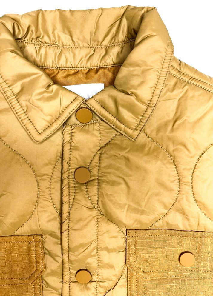 Демисезонная куртка 122 см коричневый артикул Л126 Zara (278646012)