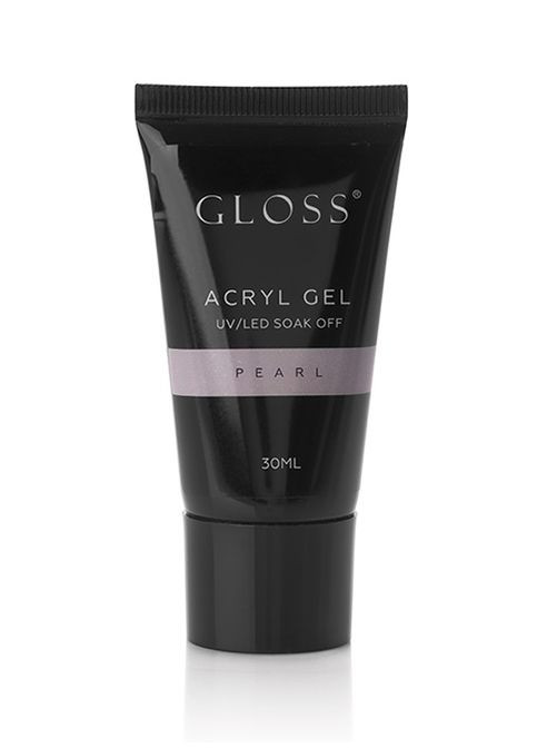 Акрил-гель GLOSS Pearl (перлинний) в тюбику, 30 мл Gloss Company (267820696)